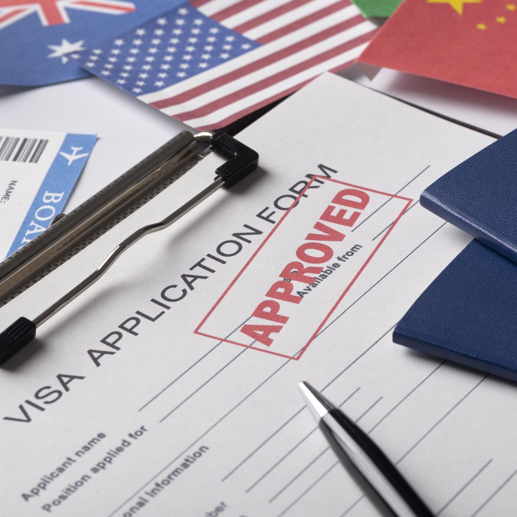 visa-application-composition-with-europe-america-flag